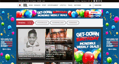 Desktop Screenshot of iol.co.za