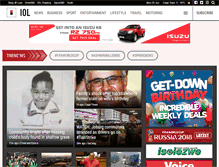 Tablet Screenshot of iol.co.za
